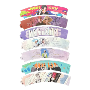 Support de kpop idol personnalisé biodégradable et compostable, produits découpés à l'emporte-gobelet en papier jetable - Product Image 4