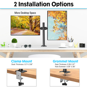32inch màn hình kép cánh tay đứng có khớp nối đôi màn hình máy tính chủ - Product Image 5