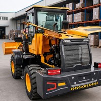 4 X 4 Kompakter Radlader Kleiner Wendekreis Hohe Manövrierfähigkeit Frontlader für Landwirtschaft Bau Landschaftsbau