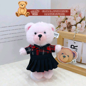 Teddy ISLAND, autorisation mondiale, vente en gros, jouets en peluche pour animaux de 14 <span class=keywords><strong>à</strong></span> 17 cm avec accessoires vestimentaires tendance - Product Image 6