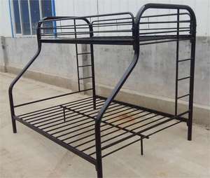 Lit en métal pas cher, cadre de lit en fer, lit en acier pour dortoir, hôtel, école, appartement - Product Image 4