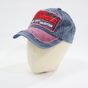 Gorra de Béisbol Zzb Personalizada de Mezclilla Lavada, Deportiva, con Protección Solar, Transpirable, con Orificios, Ajustable, Bordado 3D - Product Image 2