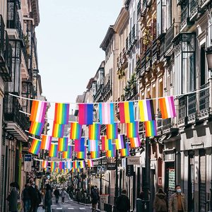 New Wholesale Rainbow Pride Banner Homosexuell Lesben Pan sexual und Bisexual Pride <span class=keywords><strong>String</strong></span> Flag Aufwändige Lgbtq Flag Deco - Product Image 5