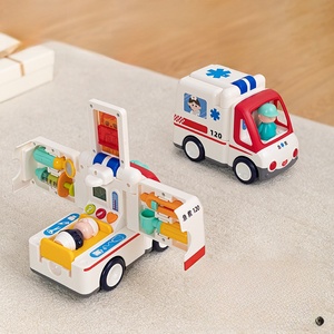 Jouets pour enfants, ensemble de docteur pour l'éducation précoce, jouets de simulation, mini ambulance électrique universelle avec musique et lumières - Product Image 5