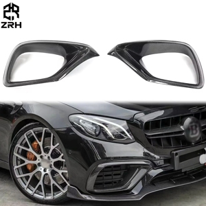 Copertura Presa d'Aria Anteriore in Fibra di Carbonio Stile <span class=keywords><strong>B</strong></span> per Mercedes Benz <span class=keywords><strong>Classe</strong></span> E W213 E63 E63S AMG 2016-2020 - Product Image 1