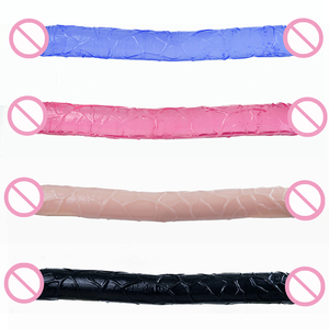 Mainan Seks Wanita Dildo Dua Sisi <span class=keywords><strong>Penis</strong></span> Realistis Masturbasi Orgasme Wanita <span class=keywords><strong>Vibrator</strong></span> Mainan Seks Produk Seks Wanita - Product Image 4