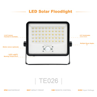 Reflector LED Solar para Exteriores, IP65, ABS, Control Remoto, Seguridad, Alcance de 10 Metros, Ángulo de Haz de 90°, Regulable, para Jardín, Garantía de 2 Años