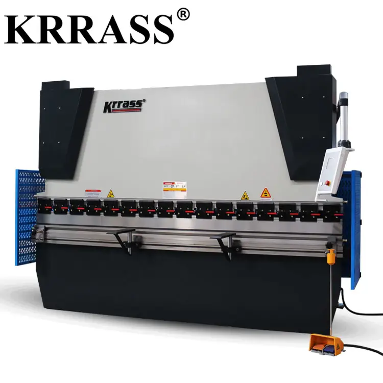 Krrass 완전 자동 벤더 기계 벤딩 다이 절단 규칙 CNC 스테인레스 스틸 플레이트 80TX3200mm 프레스 브레이크 CT6