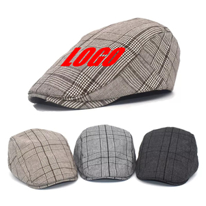 Chapeau <span class=keywords><strong>béret</strong></span> en coton pour <span class=keywords><strong>homme</strong></span> et femme, uniforme <span class=keywords><strong>français</strong></span> avec Logo personnalisé - Product Image 1