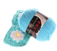 100% acrylique recyclé lait coton fil teint motif turc fil à tricoter à la main pour gants couture et tissage Style fantaisie