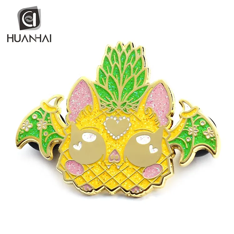 Professional high end making machine manufacture leaf enamel malaysia metal lapel flower pin