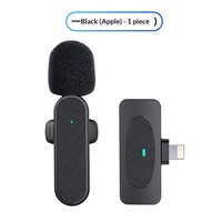 Microphone Lavalier Mini à Clipser avec Réduction de Bruit, Récepteur Type-C/Lightning Plug and Play pour Streaming en Direct et Enregistrement de Vlogs