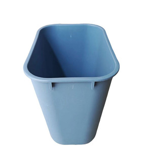 Rectangular Trash Can 15L Black <b>Plastic</b> <b>Kitchen</b> Bathroom Waste Bin - Product Image 2