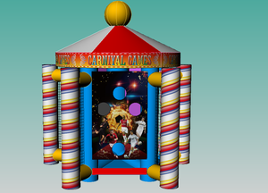 Custom Outdoor PVC <b>Inflatable</b> 4-in-1 Game Booth With & Portable Design 3-Year Warranty for Events <b>Inflatable</b> Game for E - Product Image 5