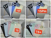 Coque Arrière Intégrée en Verre PC pour iPhone 8P/X/XR/11/12/13/14 et XS Max, Conception à Grand Trou, Aucun Démontage Requis