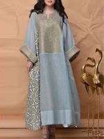Ramadan musulman caftan Abaya Robe femmes Dubai Jalabiya robes élégantes Robe Maxi africaine grande taille Boubou Robe Djellaba Femme
