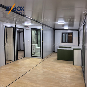 <span class=keywords><strong>Casa</strong></span> Contenedor Expandible <span class=keywords><strong>de</strong></span> 40 pies con Textura <span class=keywords><strong>de</strong></span> Piedra, Villa Modular Prefabricada <span class=keywords><strong>de</strong></span> Doble <span class=keywords><strong>Ala</strong></span>, <span class=keywords><strong>Casa</strong></span> <span class=keywords><strong>de</strong></span> Campo Mediterránea - Product Image 3