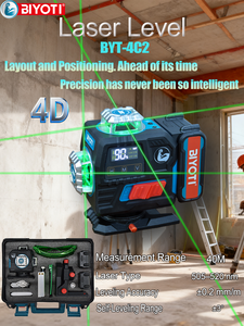 <span class=keywords><strong>Nivel</strong></span> Láser Profesional 360° Rotatorio 4D, Horizontal y Vertical, 16 Líneas, Autonivelante, para Bricolaje - Product Image 6
