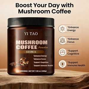 Mezcla Instantánea de Café con Champiñones en Polvo - Adaptógeno Natural en Polvo para Energía, Ayuda a Aliviar el Estrés y Favorece la Salud Intestinal - Product Image 6