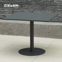 Meja dan Kursi Luar Ruangan dari Aluminium Cor, Furnitur untuk Barbekyu di Teras dan Taman, Tahan Air dan Anti Sinar Matahari, Kombinasi Furnitur