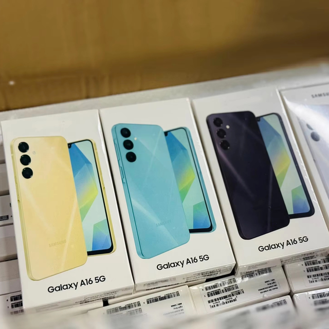 Sam A16 5G Global Version Smartphone | Octa Core | Dual SIM | 6.1-inch AMOLED Display | Face Recognition | 120W Fast English