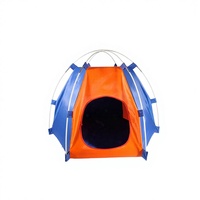 Tente pour animaux de compagnie d'extérieur pliable, protection solaire, lit portable pour chien, maison pour chiots, Oxford Fiberglass 70x55cm, trois saisons, intérieur/extérieur