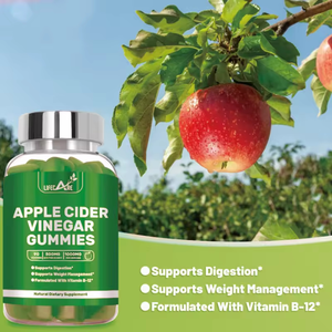 Gomitas de Vinagre de Sidra de Manzana - 1500mg con la Madre - 60 Gomitas de ACV con <span class=keywords><strong>Vitamina</strong></span> B6 y Ácido Fólico <span class=keywords><strong>B12</strong></span> - Product Image 5