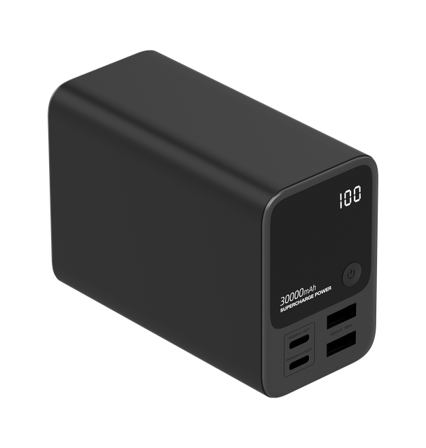 Multifunction 30000mAh Diy OEM Outdoor Rechargeable Power Bank for Travel Camera Laptop