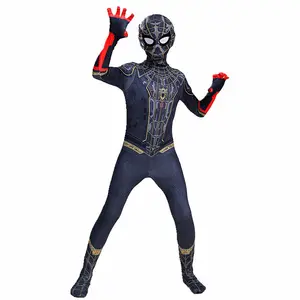 2022 New Design Kids hero'expedition body Halloween Cos Spiderman collant