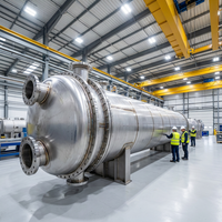 Échangeur de chaleur en acier inoxydable haute pression à tubes en U, échangeur de chaleur à tubes amovibles pour le traitement industriel