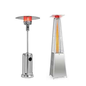 Quartz moderne de luxe en acier inoxydable, verre à gaz illuminé par LED, table de bar à flammes pour balcon, chauffe-<span class=keywords><strong>terrasse</strong></span> en tube de verre - Product Image 4