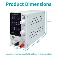 Alimentation de laboratoire TK PS-305D haute précision 30V 5A 60V 5A CC régulée avec protection contre les surintensités et affichage à 4 chiffres, réglage par encodeur