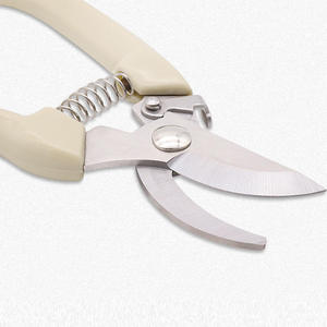 Ciseaux de jardinage en acier inoxydable neufs en gros, poignées en PVC, réutilisables, personnalisables, outils de taille des fleurs OEM, taille industrielle - Product Image 3