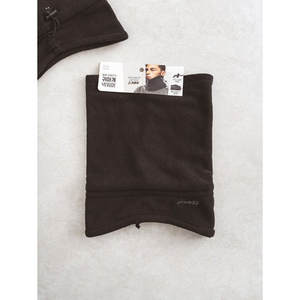 Accessori neri per sport invernali con scaldacollo e collo - Product Image 1