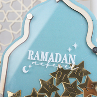 Nouveaux designs de cadeaux de l'Aïd, calendrier de compte à rebours du Ramadan, dôme, boîte à souvenirs du Ramadan, compte à rebours jusqu'à l'Aïd, pot sur pied