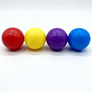 كرة مطاطية من السيليكون عالية النطاط صغيرة بشعار مطبوع حسب الطلب ، حيوان أليف طبيعي مرتد صلب صغير - Product Image 4