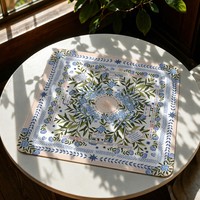 Tapis de Mahjong Américain Imperméable Antidérapant Bordé 80x80cm Surface Douce pour 4 Joueurs Réduction du Bruit Vente en Gros