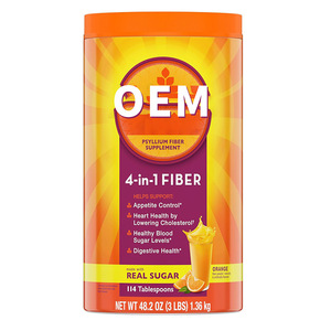 Complément alimentaire à base de fibres alimentaires aromatisé à l'<span class=keywords><strong>orange</strong></span>, psyllium en poudre instantanée, personnalisation OEM - Product Image 1