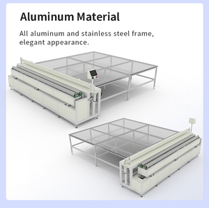 EISENKO Coupe-rouleaux automatique à ultrasons en acier inoxydable avec écran tactile LCD certifié CE 2000W Machine de découpe de tissu PLC - Product Image 5