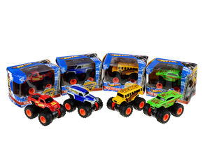Modèles personnalisés de véhicules à inertie en métal, voitures de <span class=keywords><strong>simulation</strong></span>, voitures tout-terrain à grandes roues en alliage, modèles de monster truck, jouets moulés sous pression - Product Image 5