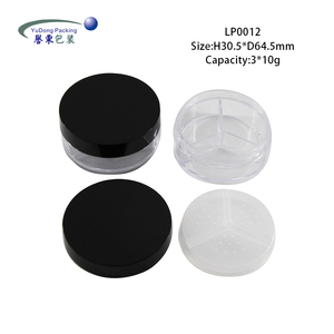 Pot d'emballage vide en plastique ABS de 30g pour correcteur de maquillage 3 cavités Conteneur cylindrique pour poudre libre Logo <span class=keywords><strong>personnalisé</strong></span> Petit coffre-fort à transporter - Product Image 5