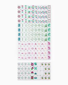 Juego de Mahjong Americano de Lujo de 160 Fichas, Acrílico, Portátil, Ecológico, Resistente al Agua, Estilo Moderno Occidental, Venta al Por Mayor - Product Image 5
