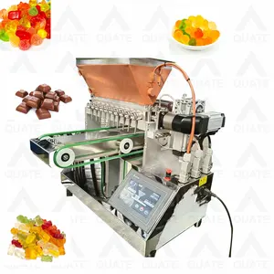 Tafelblad Kleine Snoep Gummy Machine Chocolade Deposant Continue Gelei Gummy Beer Maken Machine