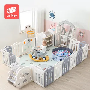 Baby Playpens Playpen Indoor Children Playyard Portable Safety Fence Kids Removable Cheap Play Yard Pen Plastic Foldable Baby Playpens For Playground