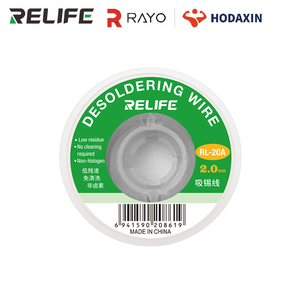 Mèche à dessouder à faible résidu RELIFE RL-20A Anti-oxydation Anti-corrosion Élimination rapide de l'étain Réduit les dommages thermiques des circuits imprimés - Product Image 4