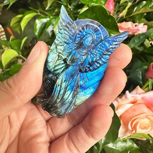 Cristal de Labradorita Azul Natural de Alta Calidad Tallado en Forma de Ángulo, Venta al por Mayor para Decoración de Hogar y Oficina, Sanación Energética - Product Image 2