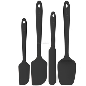 Ensemble <span class=keywords><strong>de</strong></span> spatules flexibles en silicone <span class=keywords><strong>de</strong></span> qualité alimentaire résistant à <span class=keywords><strong>la</strong></span> chaleur antiadhésif écologique cuisine cuisson grattoir pâtisserie - Product Image 6