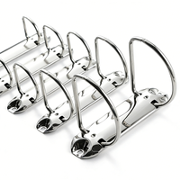 Pince de reliure en métal électroplaqué écologique TC de haute qualité, type D, à 2 anneaux, A7 PD133-2-65/36