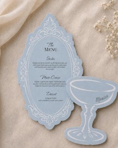 Segnaposto Matrimonio Vintage Personalizzabili, Cartellino Menu Stile Regency, Etichetta Nome Stampabile, Cancelleria per Matrimoni - Product Image 4