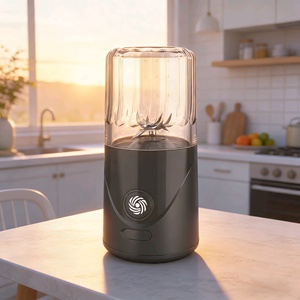 Blender portable rechargeable par USB, mini-gobelet à jus de 260 ml avec 6 lames pour jus de fruits frais - Product Image 1